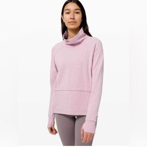 Lululemon Find Your Unwind Pullover Heathered Pink Taupe